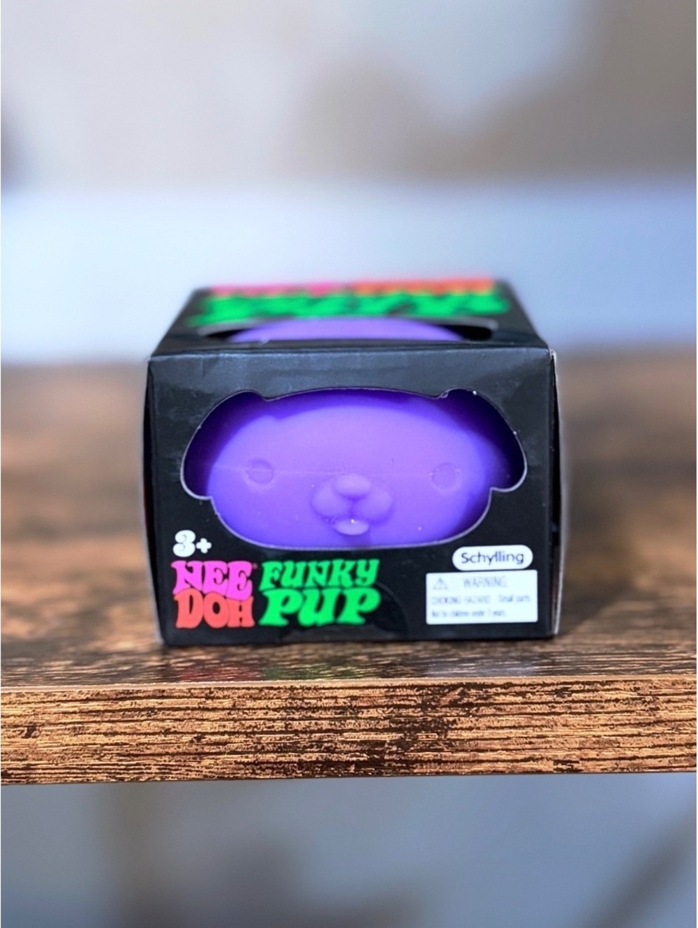 Schylling NeeDoh Funky Pup Purple Sensory Squishy Authentic New in Box